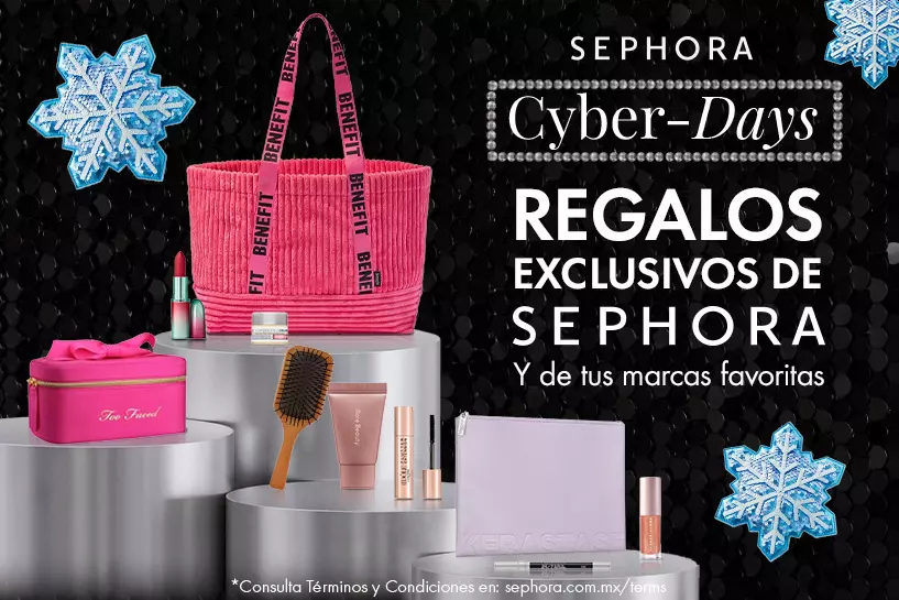 ¡Un regalo te espera! Descubre increíbles sorpresas de tus marcas favoritas al comprar en Sephora México