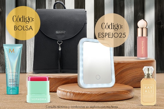¡Prepárate para el verano! En compras mayores a $799 mnx escoge tu regalo entre 2 increíbles opciones