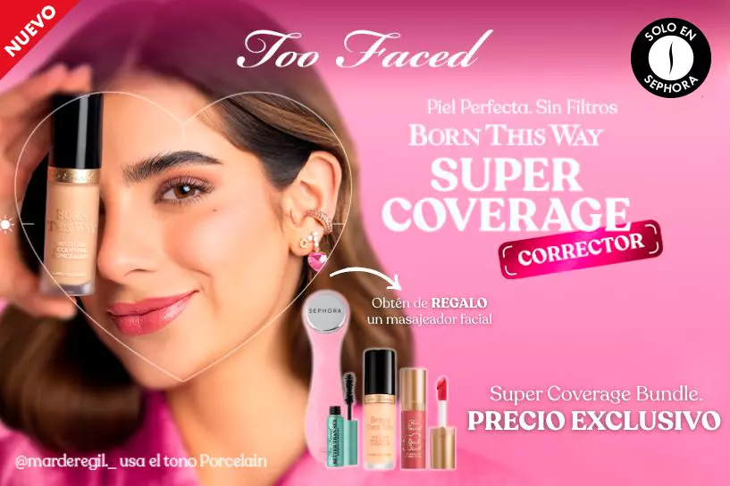 &iexcl;Exclusivo Online! Descubre el Beauty Junkies Kit de TOO FACED  y ll&eacute;vate un masajeador facial de regalo