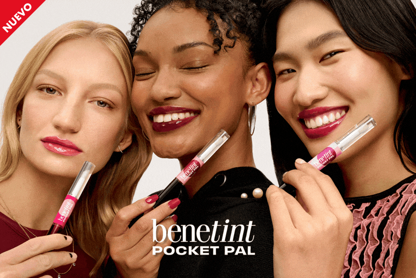 &iexcl;La ic&oacute;nica Benetint reinventada! Descubre Benetint Pocket Pal, que combina tu tinte favorito con un brillo irresistible