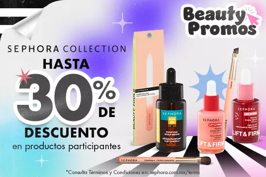 Descubre los mejores productos de la marca con hasta 30% de descuento* durante Beauty Promos