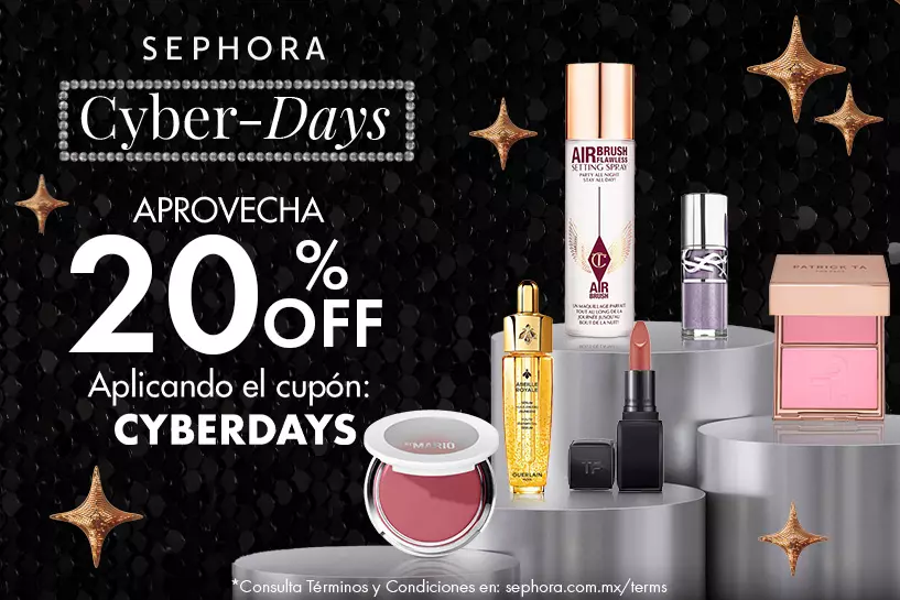 Encuentra hasta 20% de descuento en tus productos favoritos aplicando el código: CYBERDAYS