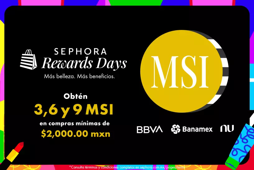 💳Compra hoy y paga a tu ritmo. Obt&eacute;n hasta 9 MSI en compras desde $2,000 MXN.*