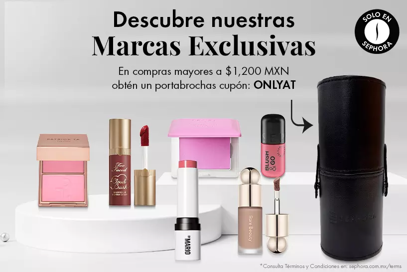 &iexcl;Ideal para iniciar el a&ntilde;o! Obt&eacute;n un porta brochas de regalo en compras de tu blush de temporada