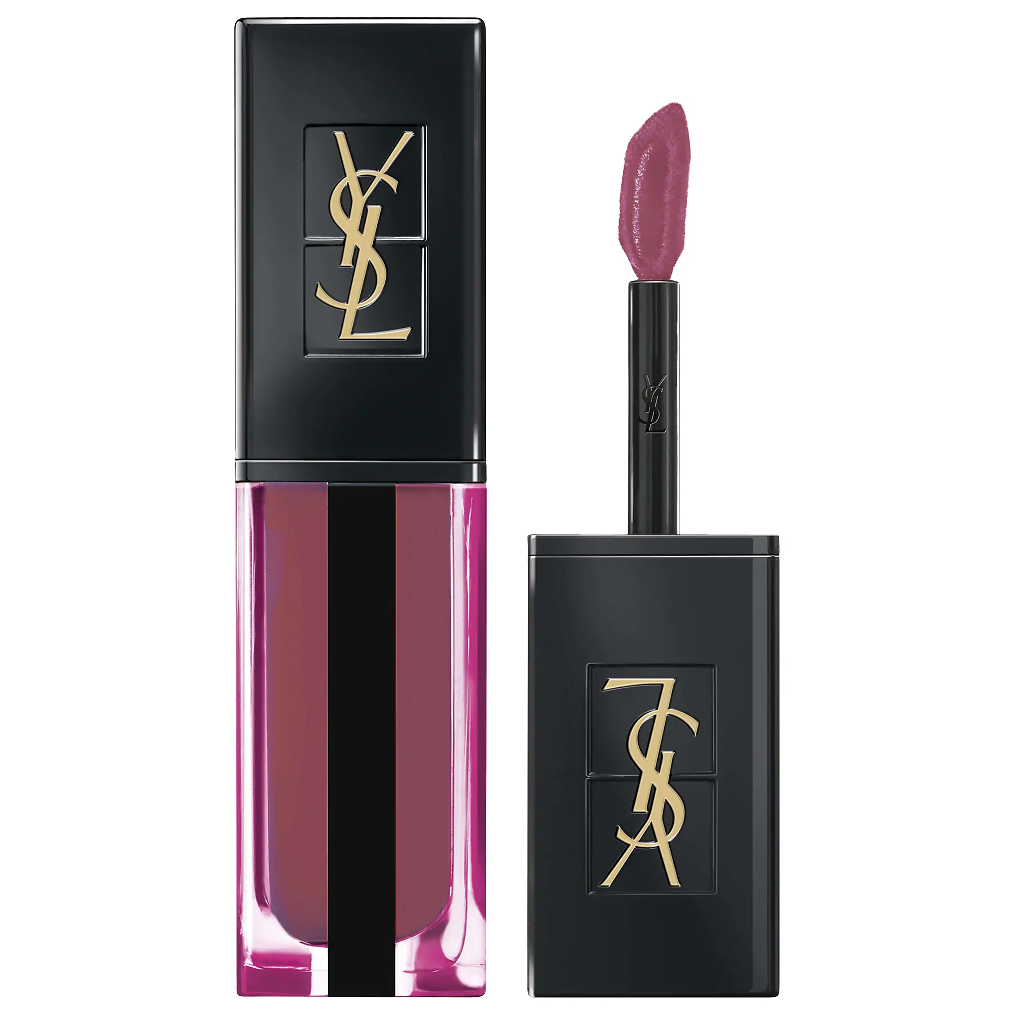 Labial líquido Water Stain Lip Stain de Yves Saint Laurent en Sephora de México.