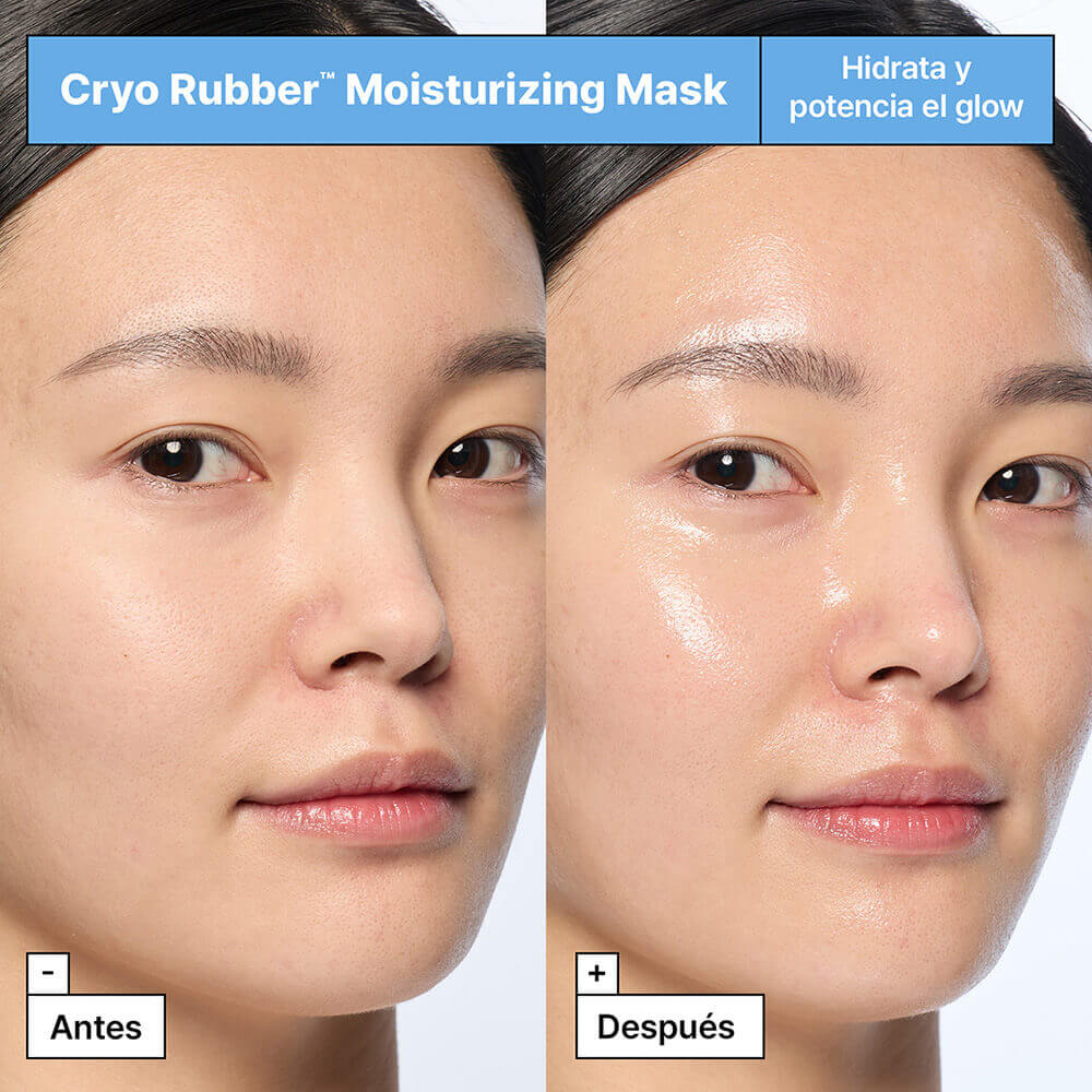 CRYO RUBBER&trade; MOISTURIZING FACE MASK WITH HYALURONIC ACID (MASCARILLA FACIAL HIDRATANTE)