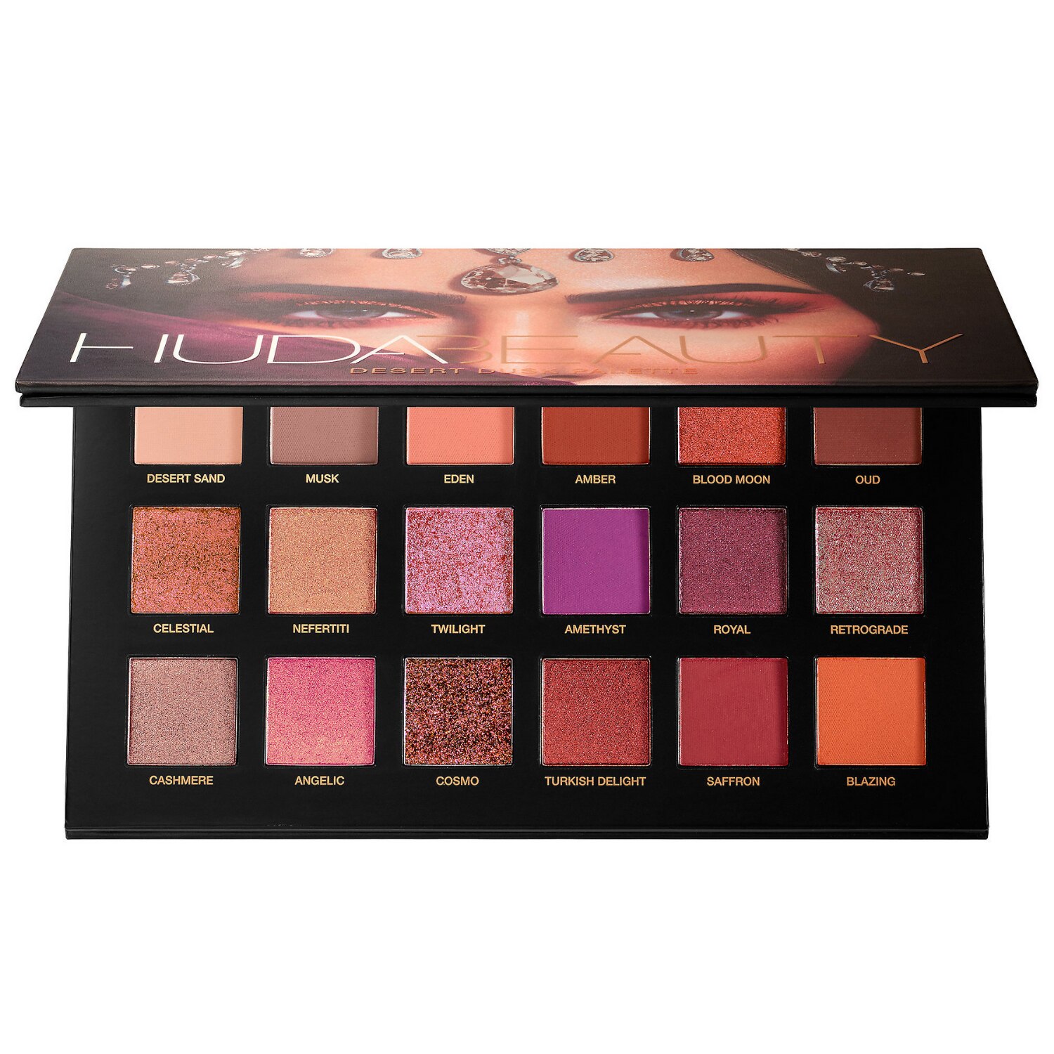 Desert Dusk Eyeshadow Palette Paleta De Sombras De Ojos Huda Beauty