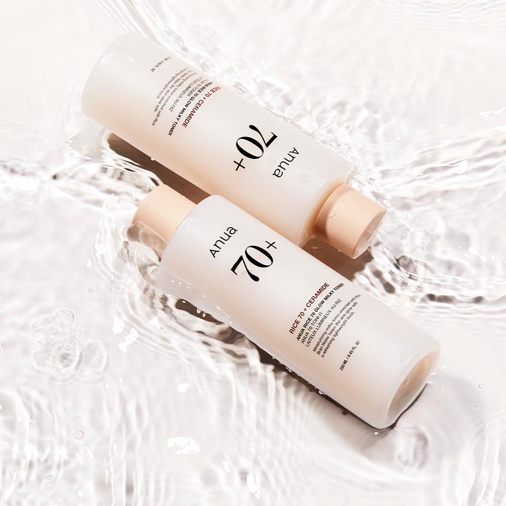ANUA RICE 70 GLOW MILKY TONER (T&Oacute;NICO CON AGUA DE SALVADO DE ARROZ)