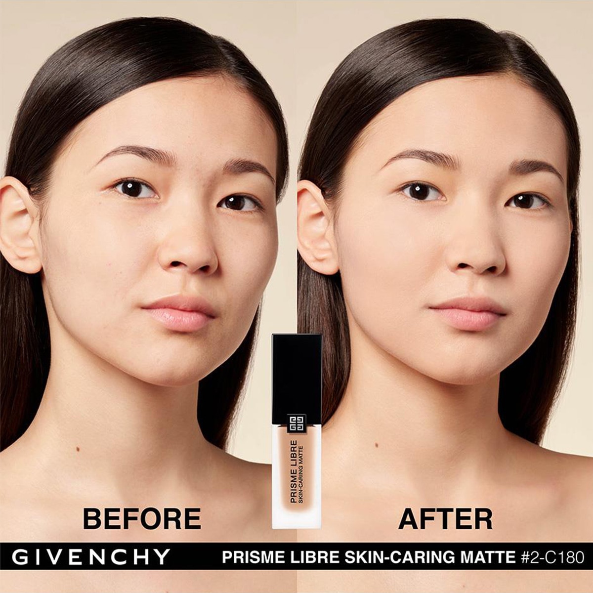 PRISME LIBRE SKIN-CARING MATTE BASE DE MAQUILLAJE LÍQUIDA (BASE HIDRATANTE PARA EL CUIDADO DE LA PIEL)