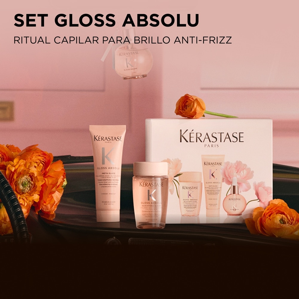 SET GLOSS ABSOLU CABELLO CON FRIZZ K&Eacute;RASTASE (SET TAMA&Ntilde;O VIAJE)