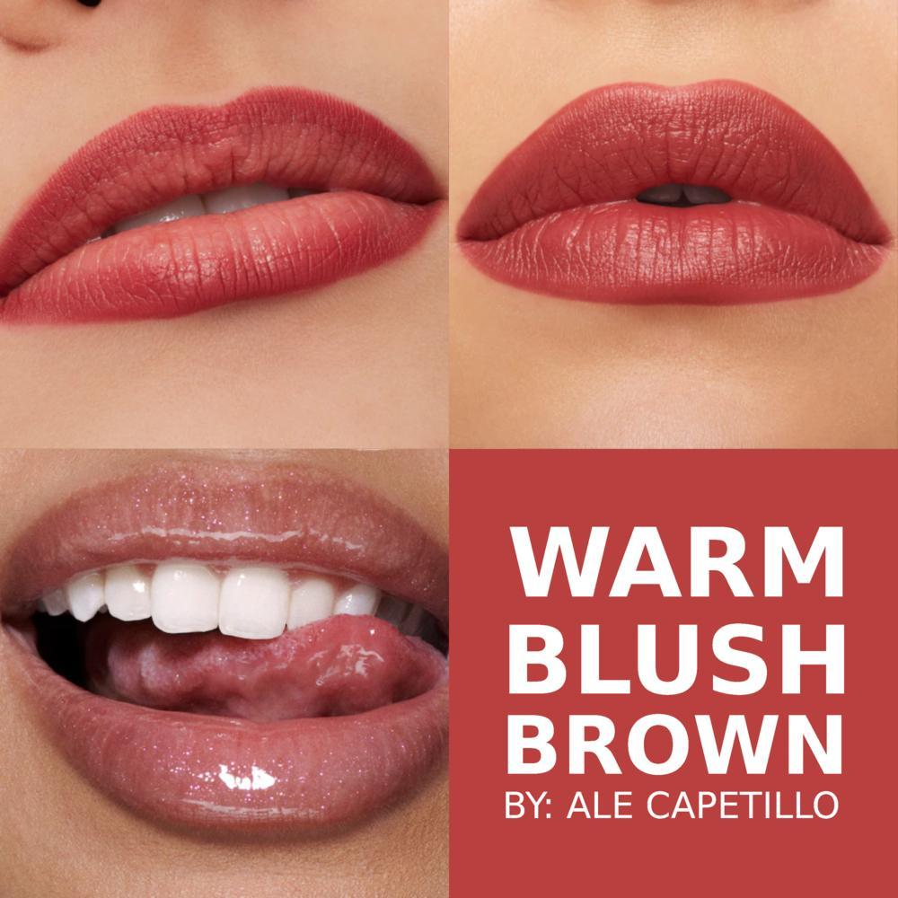 WARM BLUSH BROWN LIP COMBO BY ALE CAPETILLO (SET DE LABIOS)
