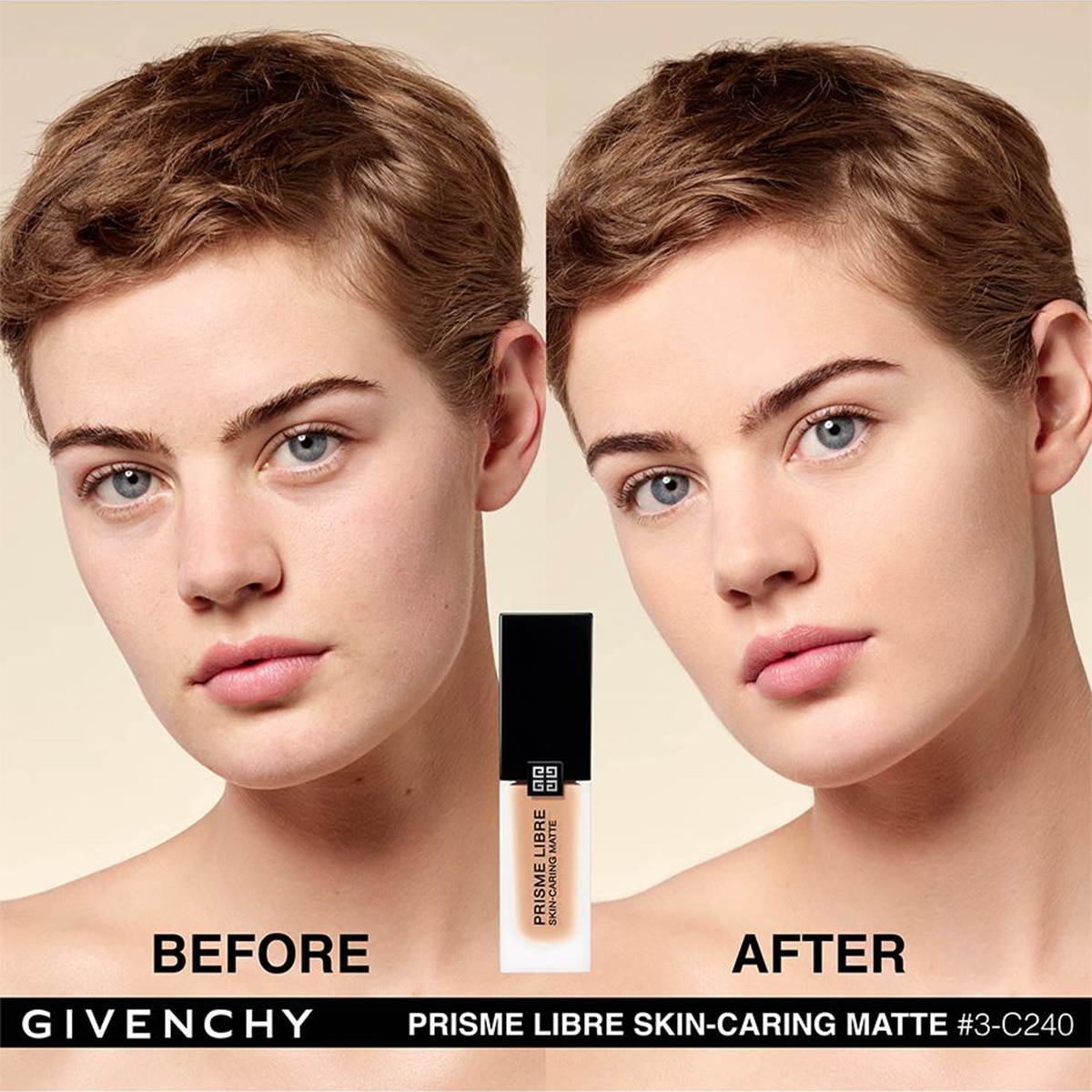 PRISME LIBRE SKIN-CARING MATTE BASE DE MAQUILLAJE LÍQUIDA (BASE HIDRATANTE PARA EL CUIDADO DE LA PIEL)