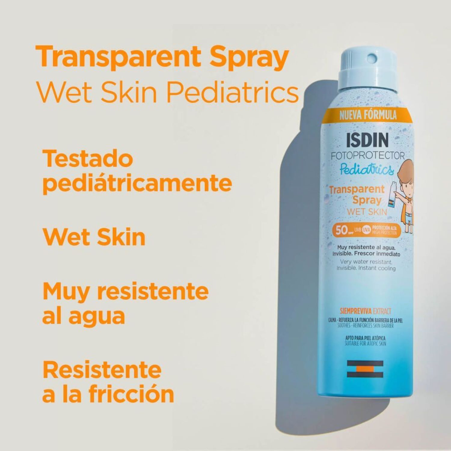 FP ISDIN 50 SPRAY WET SKIN PED (BLOQUEADOR EN SPRAY)