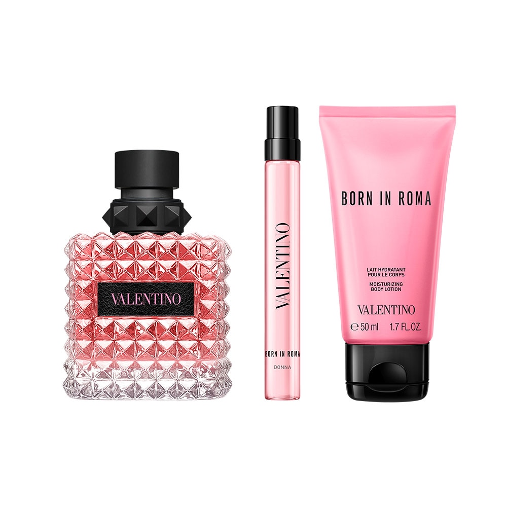 SET BORN IN ROMA DONNA EAU DE PARFUM