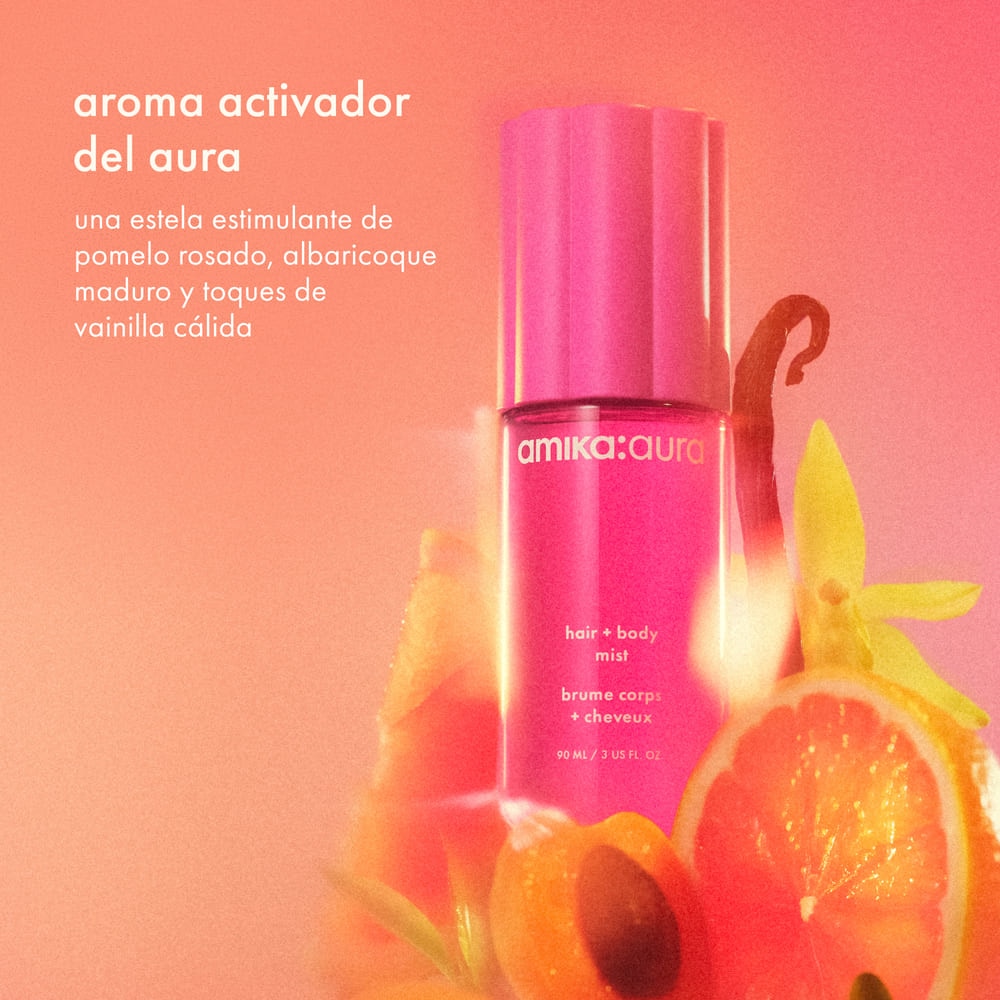 AURA HAIR & BODY MIST WITH VANILLA AND PINK GRAPEFRUIT (FRAGANCIA PARA CABELLO)