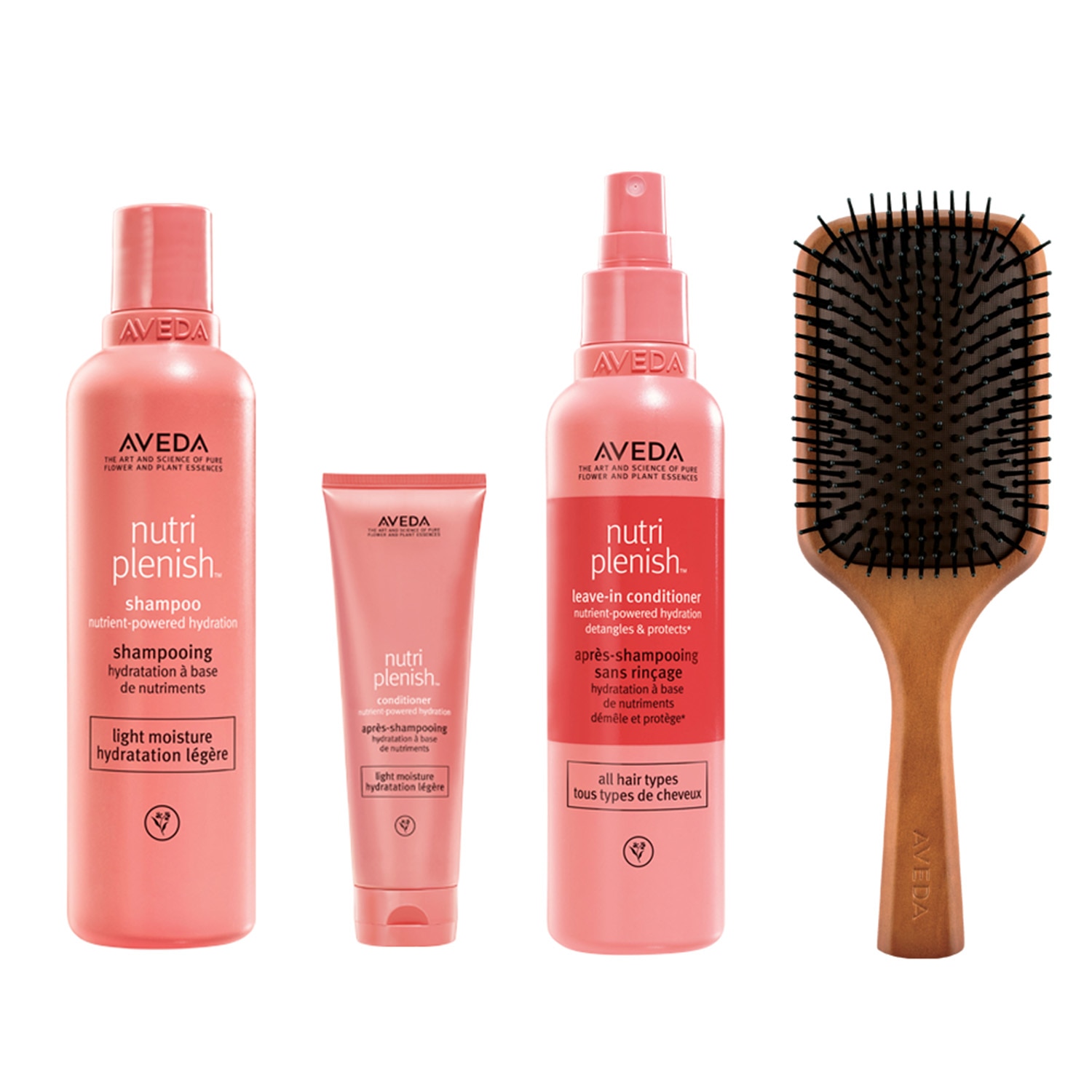 NUTRIPLENISH MINI PADDLE SET (SET DE CUIDADO DE CABELLO)