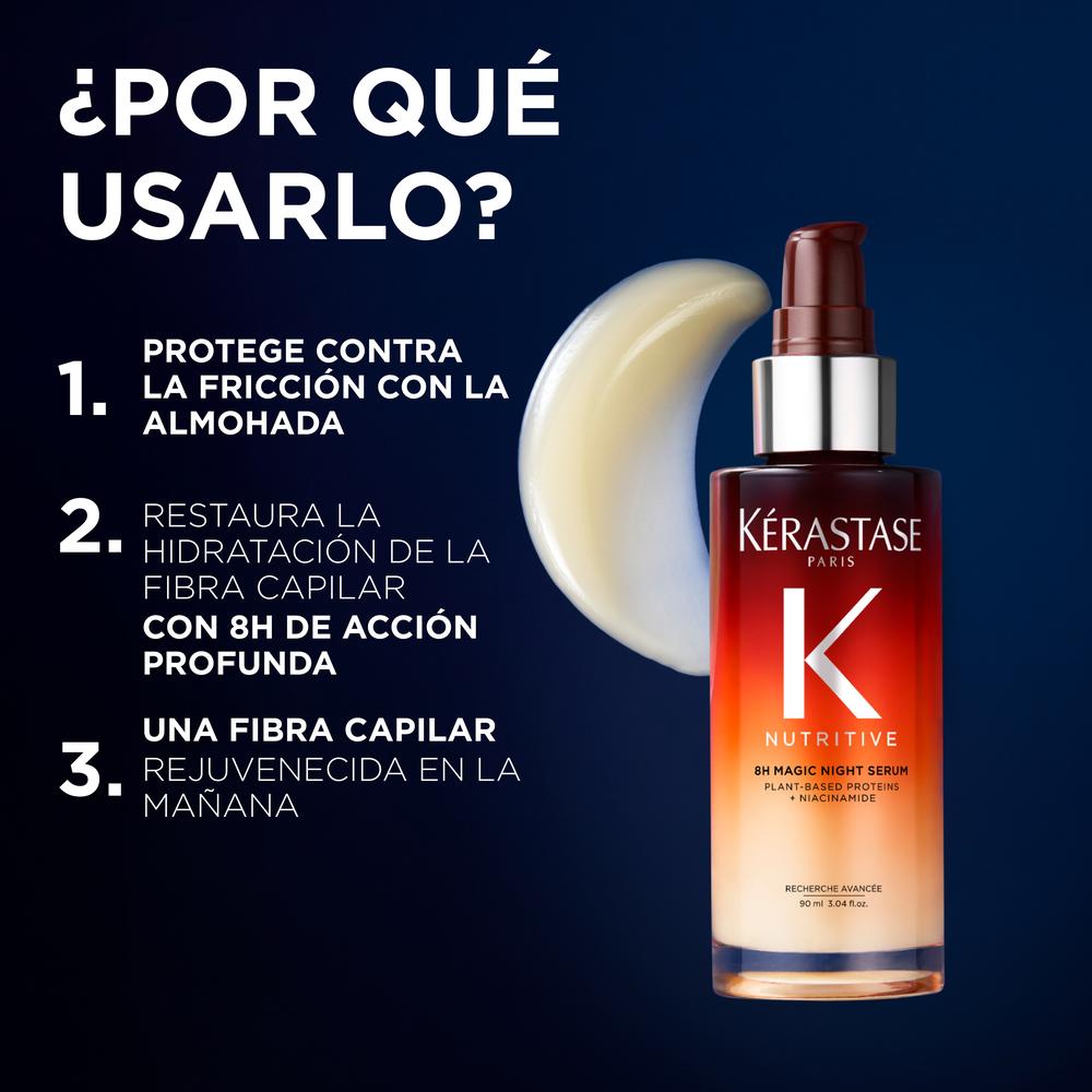 8H MAGIC NIGHT S&Eacute;RUM NOCTURNO K&Eacute;RASTASE (TRATAMIENTO CAPILAR NOCTURNO PARA CABELLO SECO)