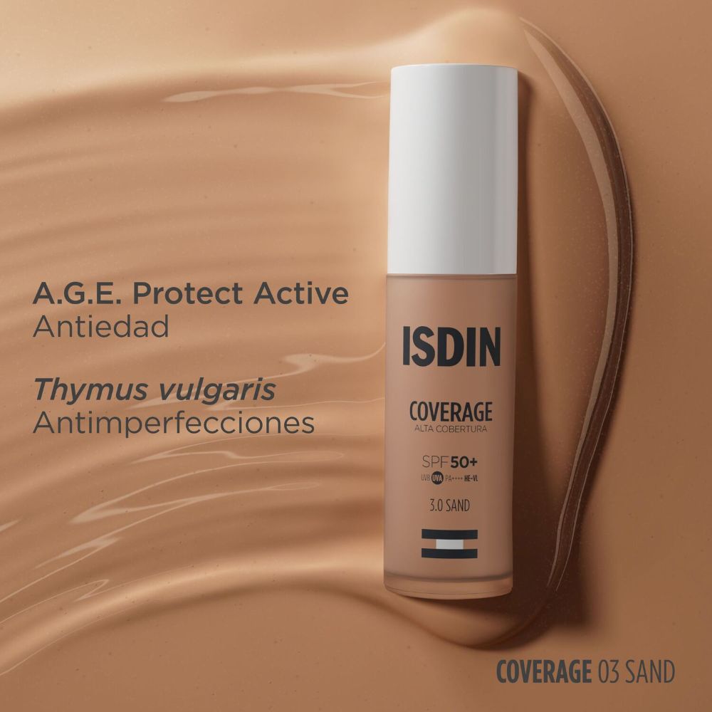 ISDIN COVERAGE SPF50 (BASE DE MAQUILLAJE CON PROTECTOR)