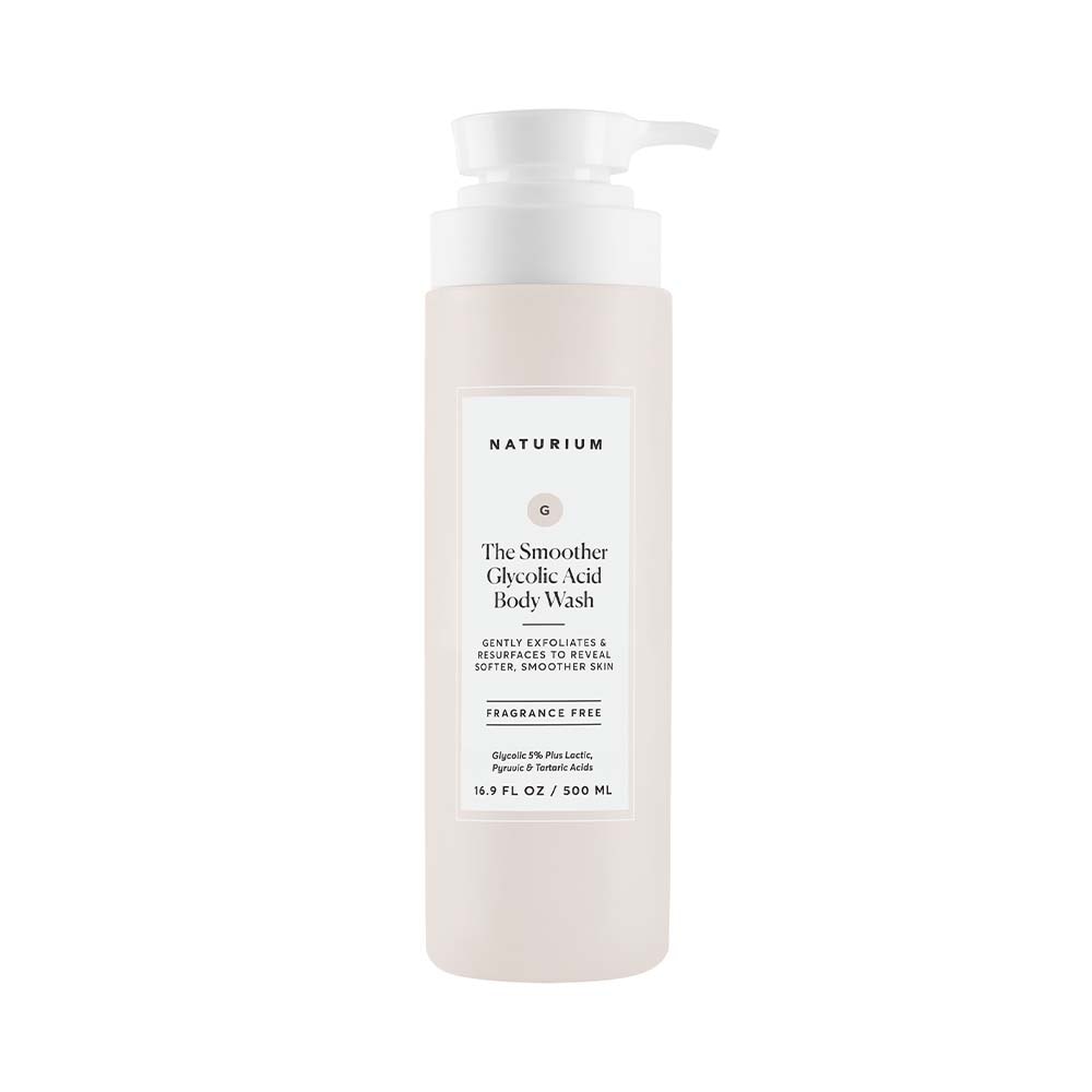 THE SMOOTHER GLYCOLIC ACID EXFOLIATING BODY WASH (JAB&Oacute;N CORPORAL EXFOLIANTE CON &Aacute;CIDO GLIC&Oacute;LICO)