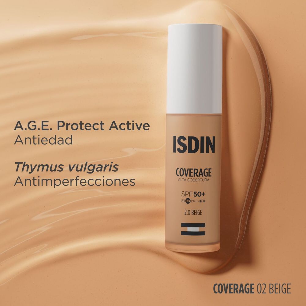 ISDIN COVERAGE SPF50 (BASE DE MAQUILLAJE CON PROTECTOR)