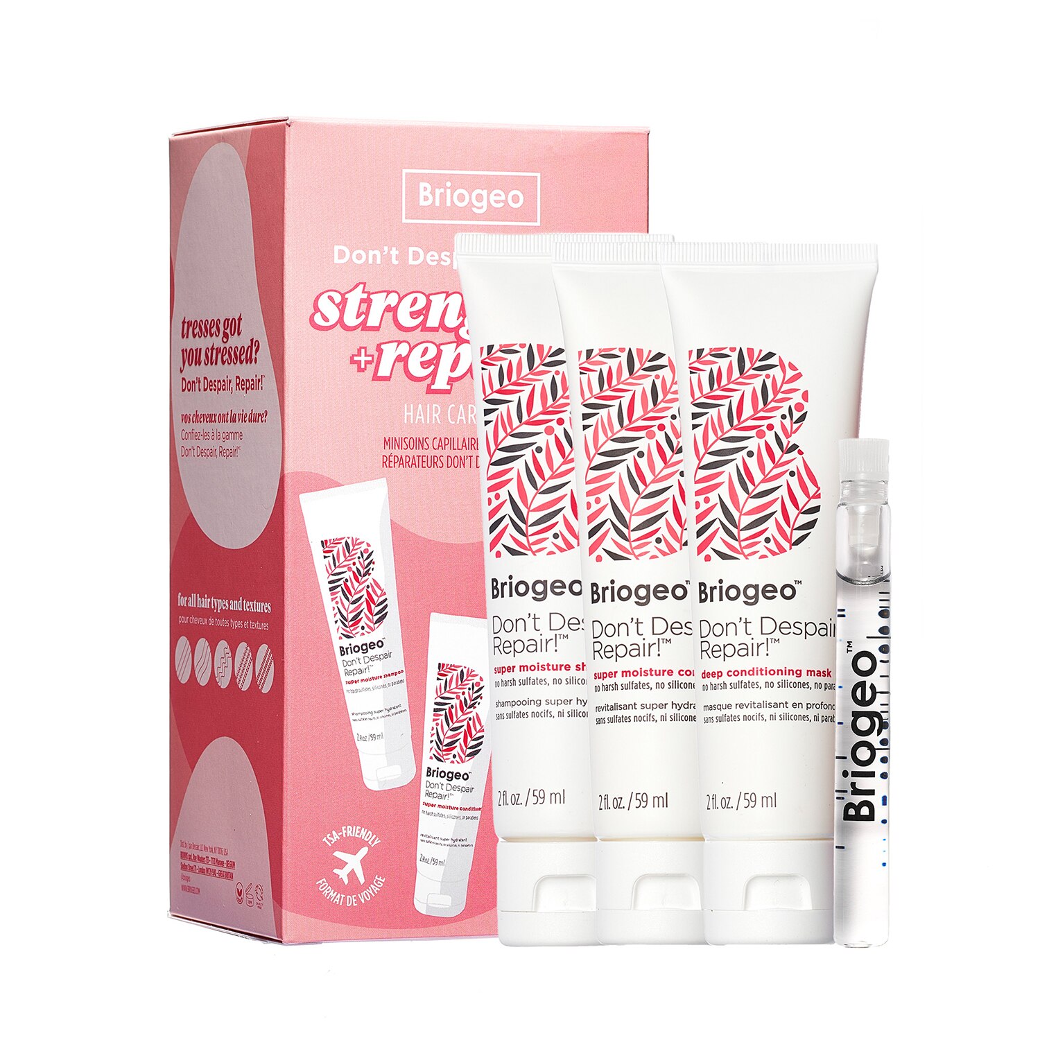 DON'T DESPAIR, REPAIR!™ STRENGTHEN + REPAIR TRAVEL KIT (SET PARA CABELLO DAÑADO)