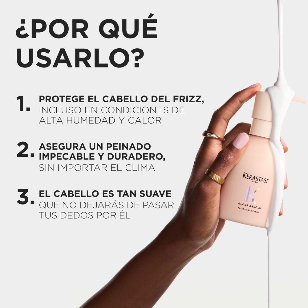 CREMA PARA PEINAR GLOSS ABSOLU FRIZZ-GLAZE CREAM (CREMA DE PEINADO)