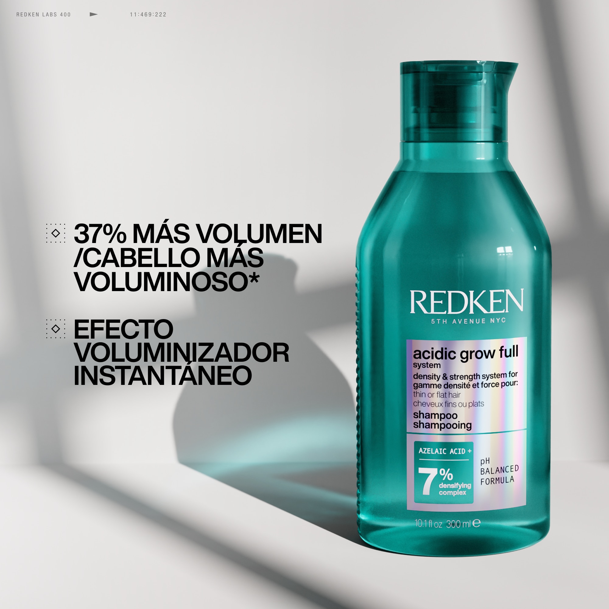 SHAMPOO REDKEN ACIDIC GROW FULL SYSTEM (SHAMPOO VOLUMINIZADOR)