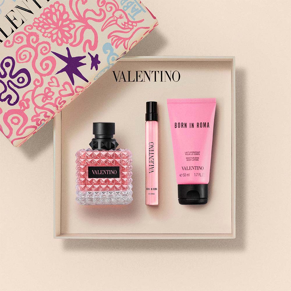 SET BORN IN ROMA DONNA EAU DE PARFUM