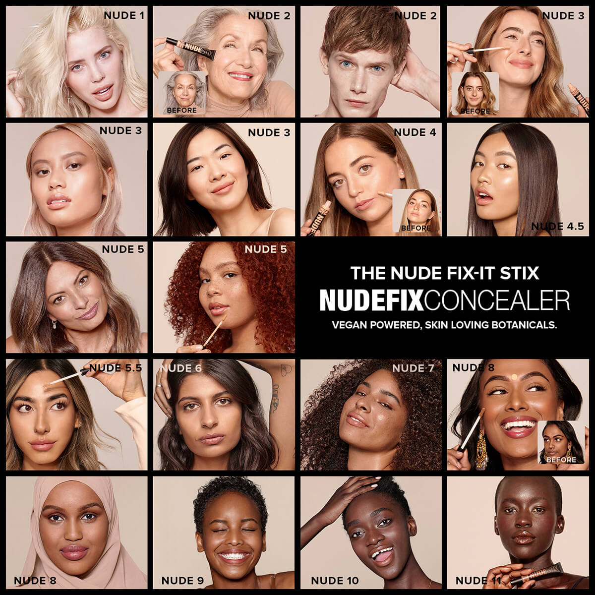 TRAVEL NUDEFIX CREAM CONCEALER (CORRECTOR)