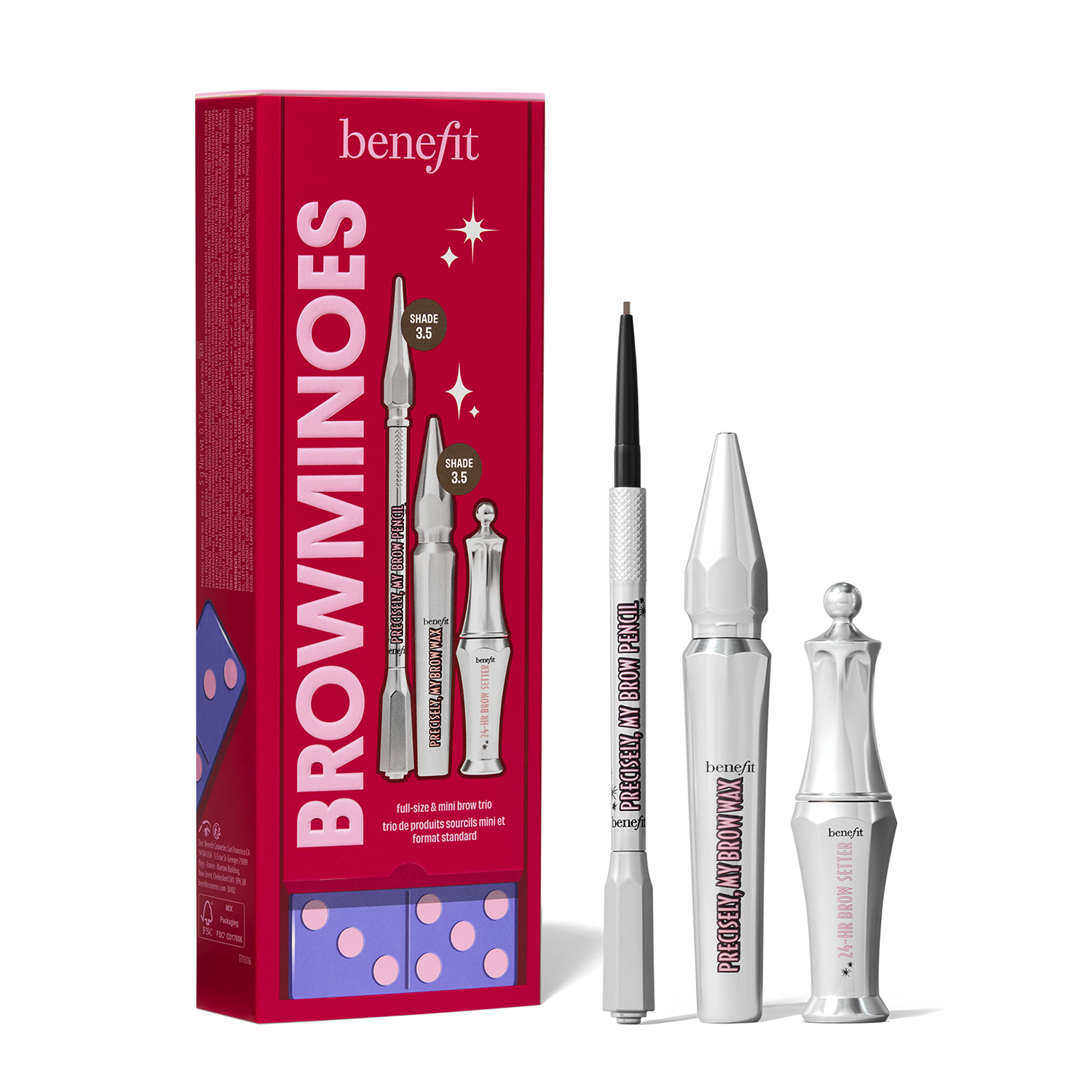HOLIDAY SET BROWMINOES (SET PARA CEJAS)