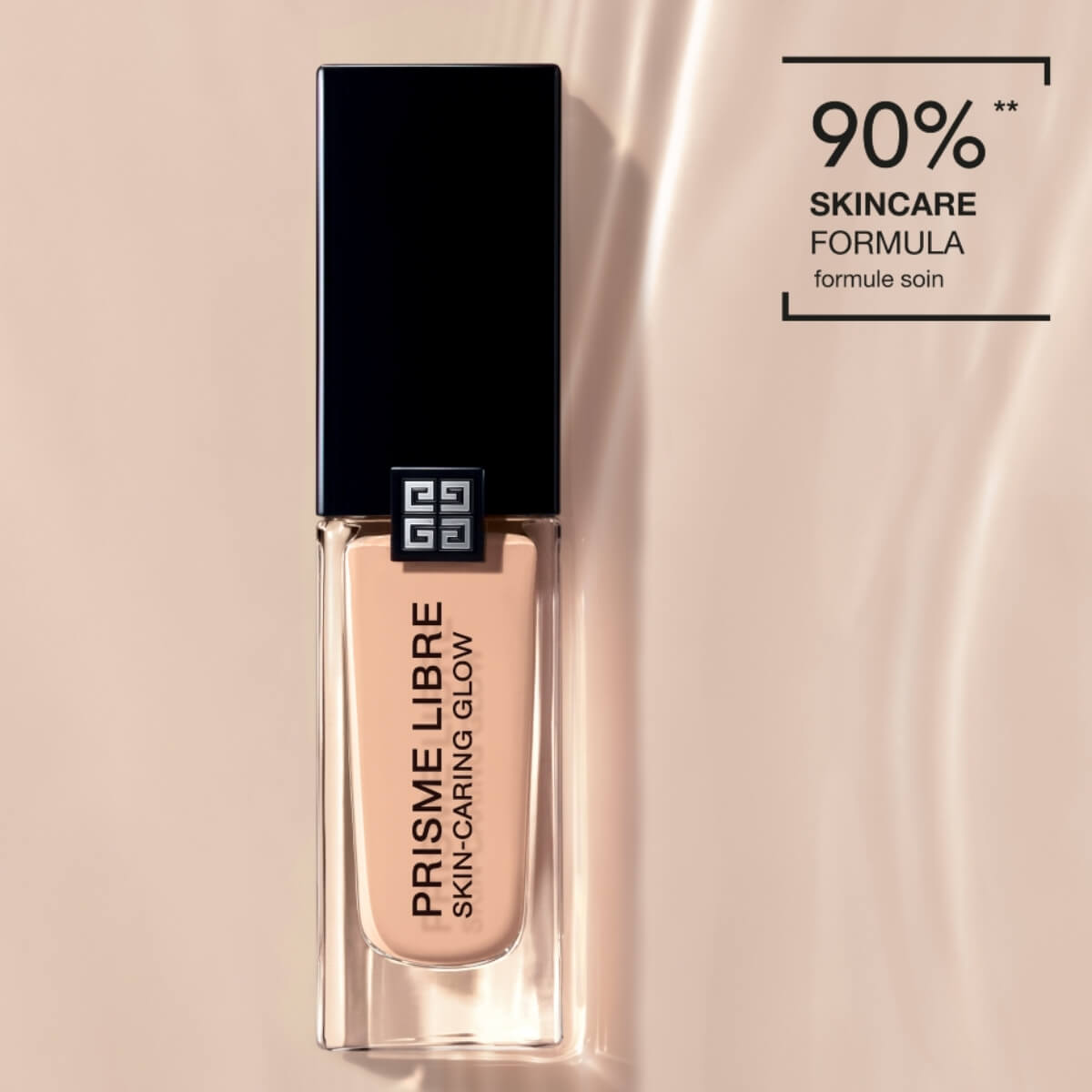 PRISME LIBRE SKIN-CARING GLOW BASE DE MAQUILLAJE LÍQUIDA (BASE HIDRATANTE AL CUIDADO DE LA PIEL)