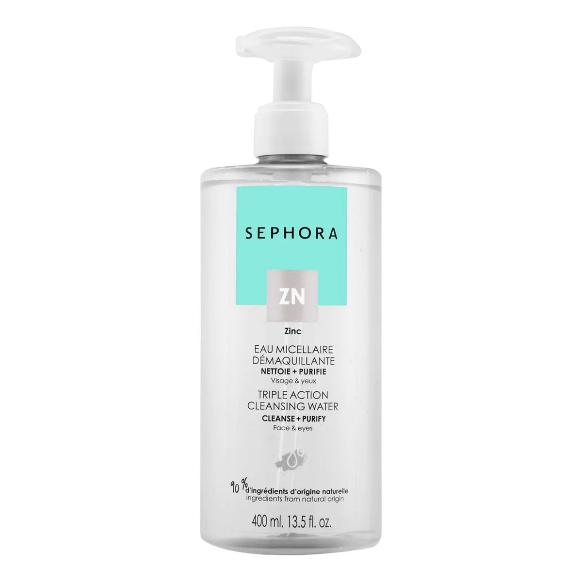 TRIPLE ACTION CLEANSING WATER (AGUA MICELAR DESMAQUILLANTE PARA OJOS Y ROSTRO)