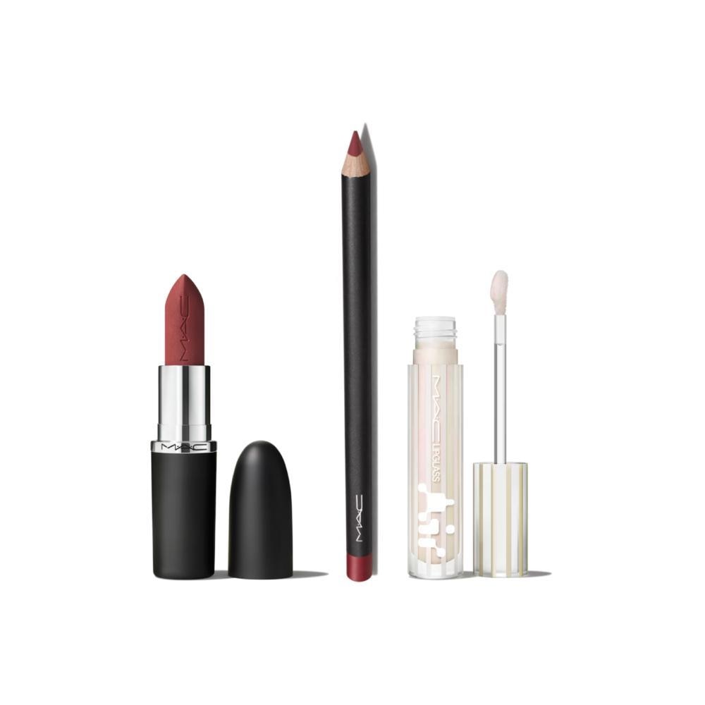 WARM BLUSH BROWN LIP COMBO BY ALE CAPETILLO (SET DE LABIOS)