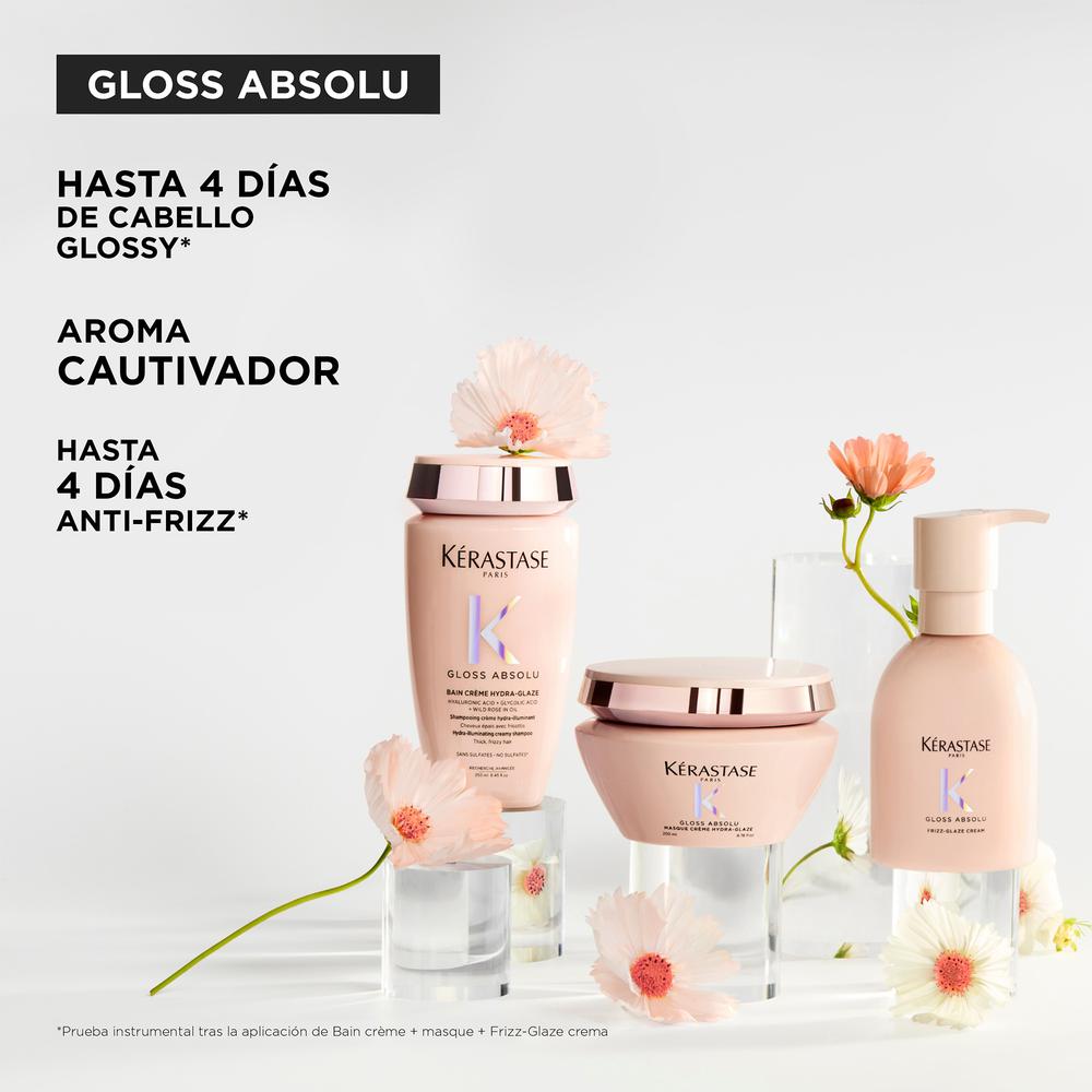 MASCARILLA GLOSSABSOLU MASQUE CREME HYDRA-GLAZE (MASCARILLA PARA CABELLO GRUESO)