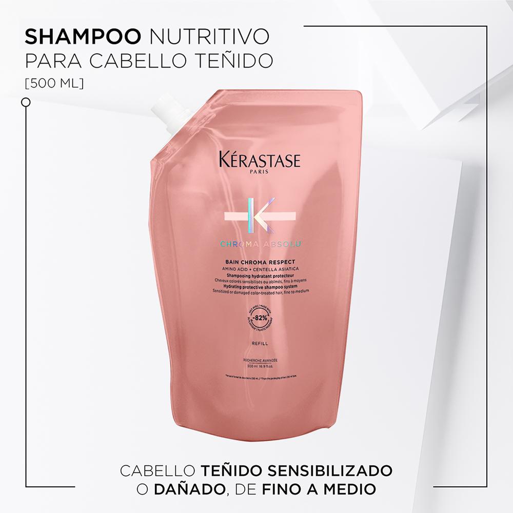 SHAMPOO CHROMA ABSOLU KÉRASTASE PARA CUIDADO DEL CABELLO CON COLOR (REFILL DE SHAMPOO PARA CUIDADO DEL COLOR)