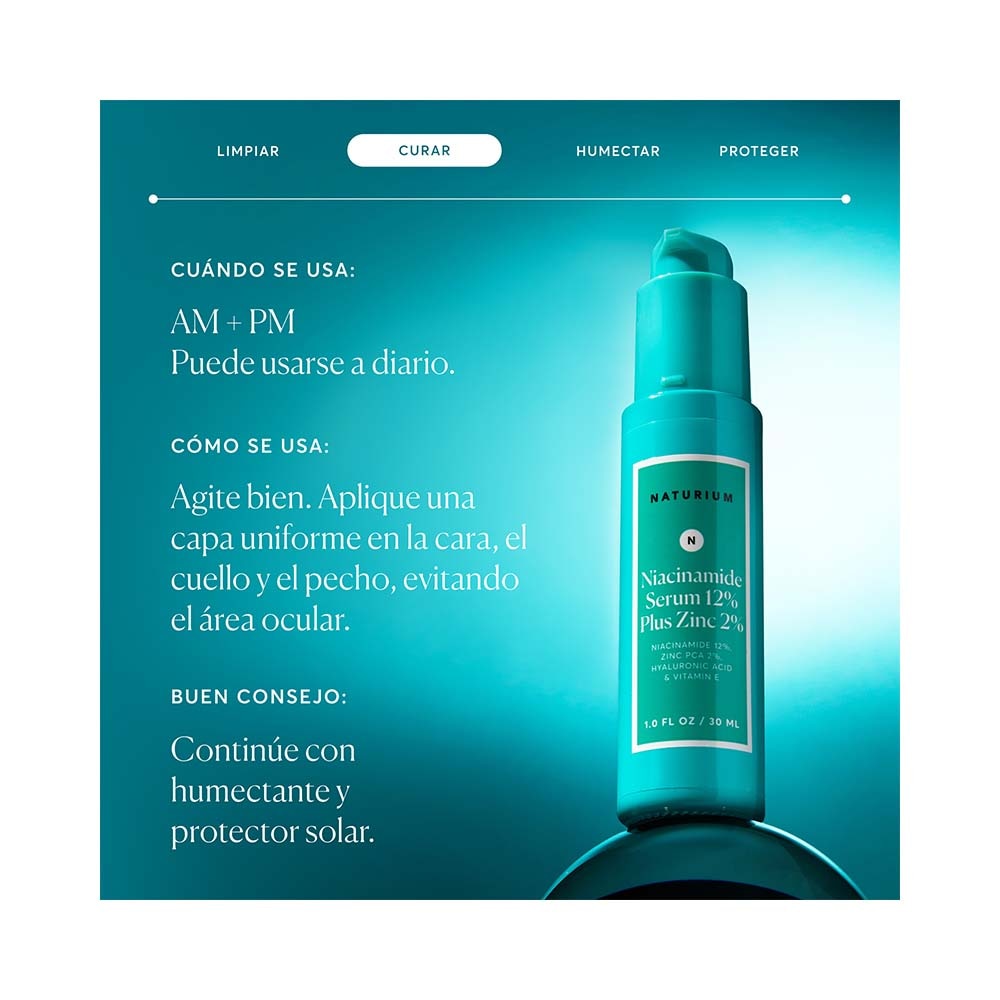 NIACINAMIDE SERUM 12% PLUS ZINC 2% (SUERO CONCENTRADO)