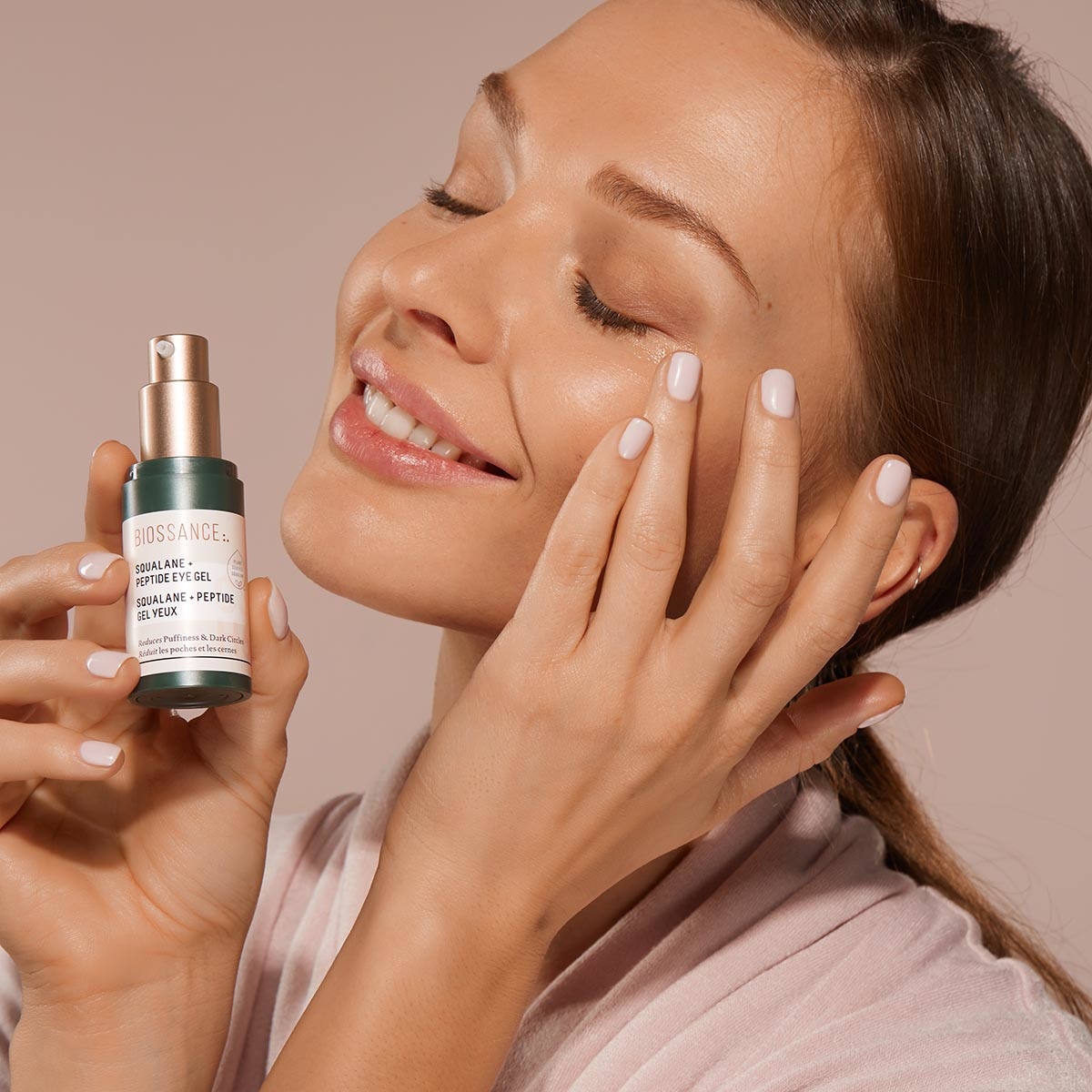 ESCUALANO + PÉPTIDO GEL PARA EL ÁREA DE LOS OJOS 15ML