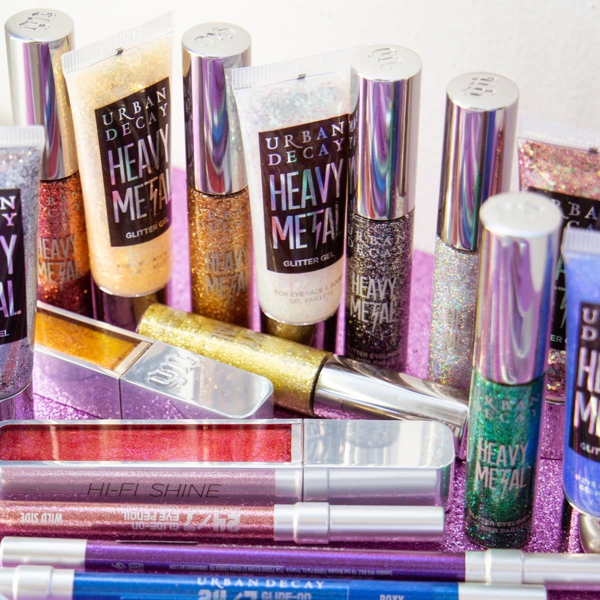 HEAVY METAL FACE & BODY GLITTER GEL - SPARKLE OUT LOUD COLLECTION (BRILLO CORPORAL EN GEL)