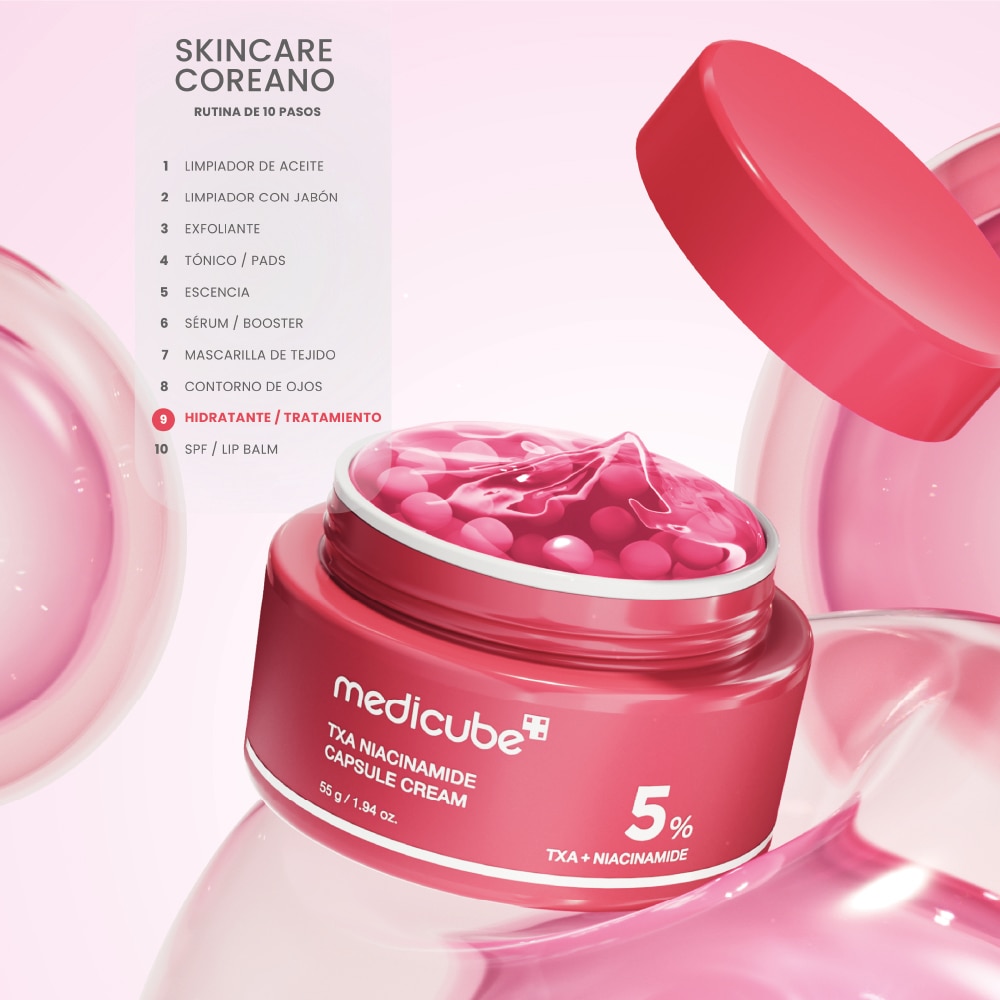 MEDICUBE TXA NIACINAMIDE CAPSULE CREAM (CREMA FACIAL PARA MANCHAS)