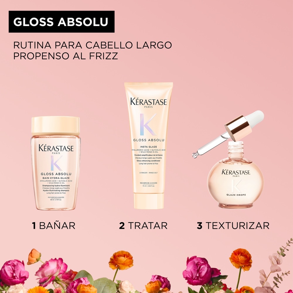 SET GLOSS ABSOLU CABELLO CON FRIZZ K&Eacute;RASTASE (SET TAMA&Ntilde;O VIAJE)