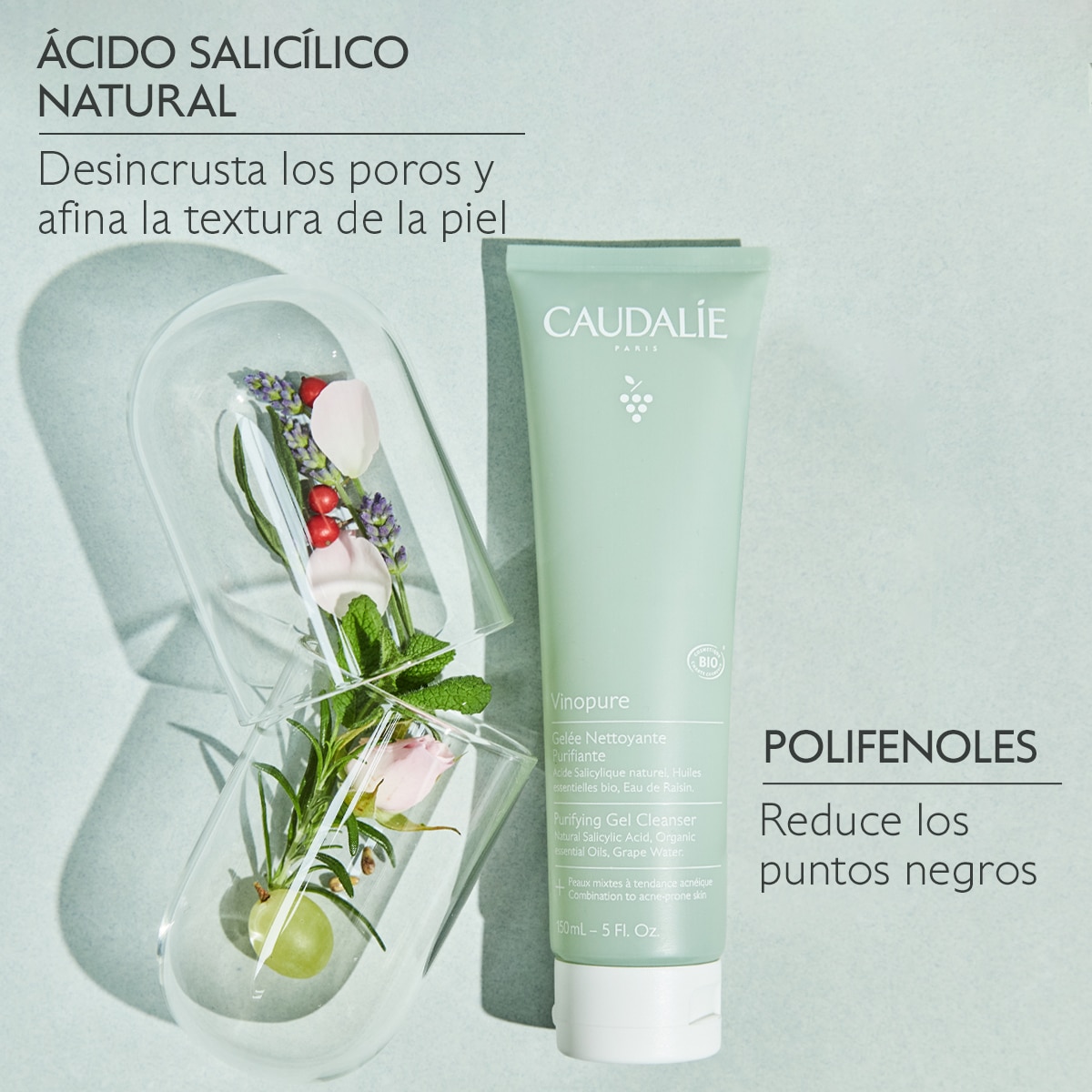 VINOPURE PORE PURIFYING GEL CLEANSER (GEL LIMPIADOR PURIFICANTE)