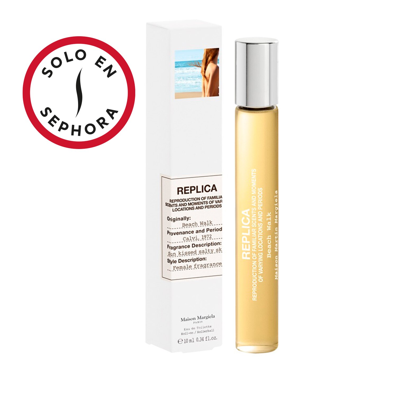 REPLICA BEACH WALK EAU DE TOILETTE 10ML de Maison Margiela en Sephora