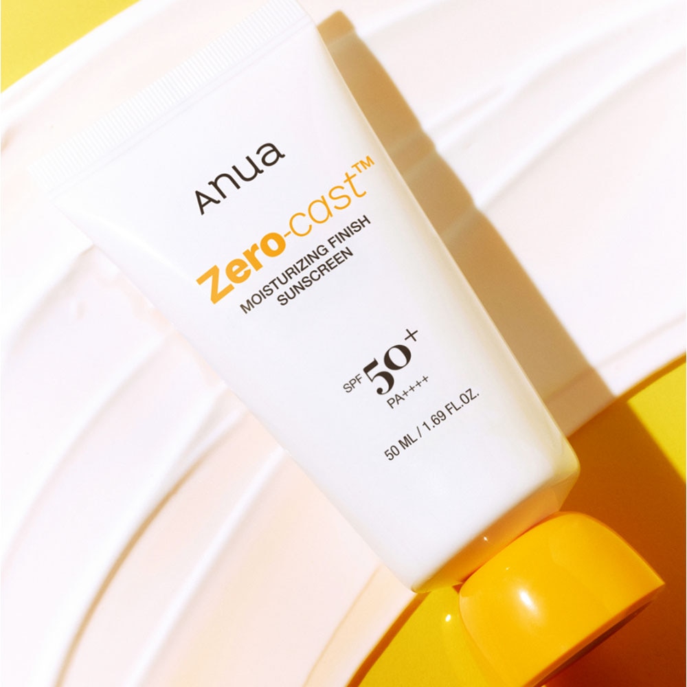 ANUA ZERO-CAST MOISTURIZING FINISH SUNSCREEN (PROTECTOR SOLAR SPF 50 RESISTENTE AL AGUA)