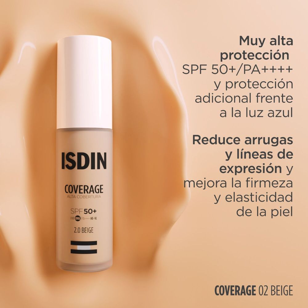 ISDIN COVERAGE SPF50 (BASE DE MAQUILLAJE CON PROTECTOR)