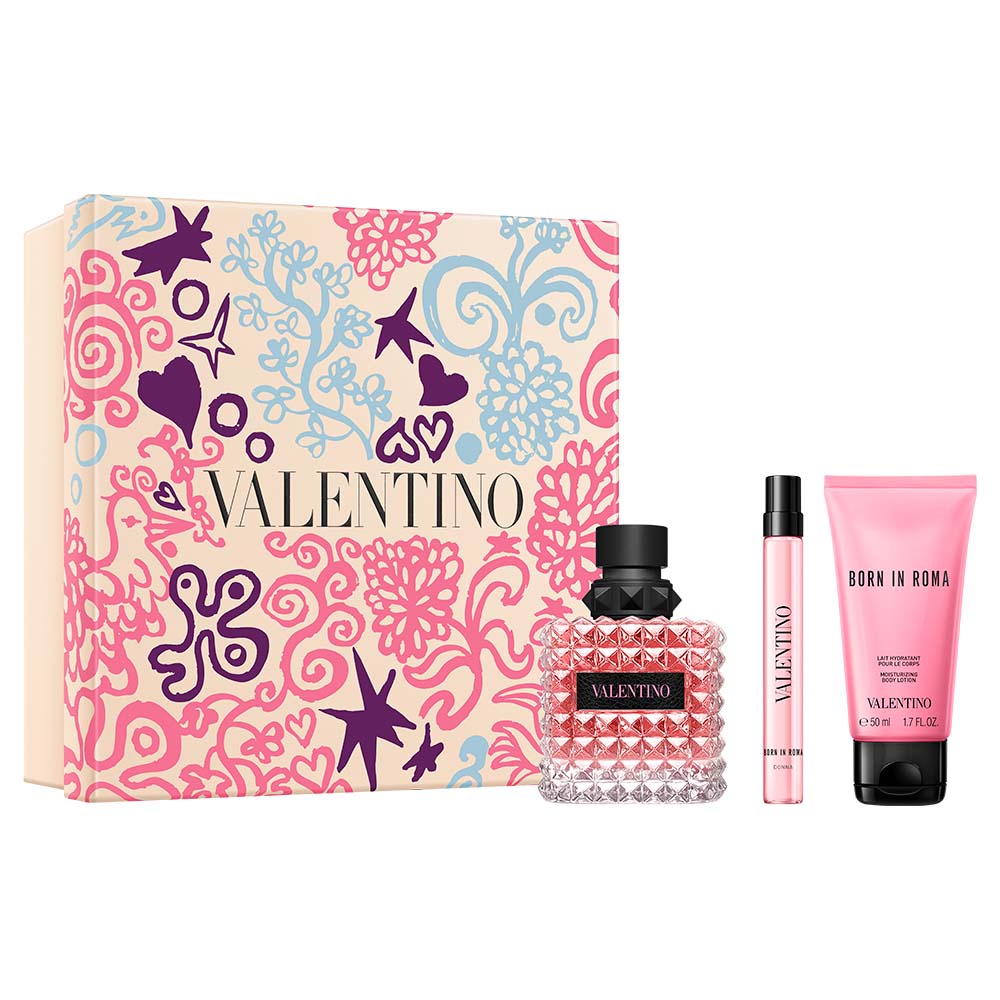SET BORN IN ROMA DONNA EAU DE PARFUM