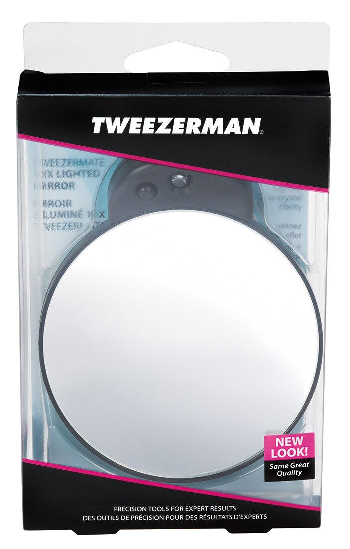 TWEEZERMATE LIGHTED 10X  MIRROR (ESPEJO TOCADOR)