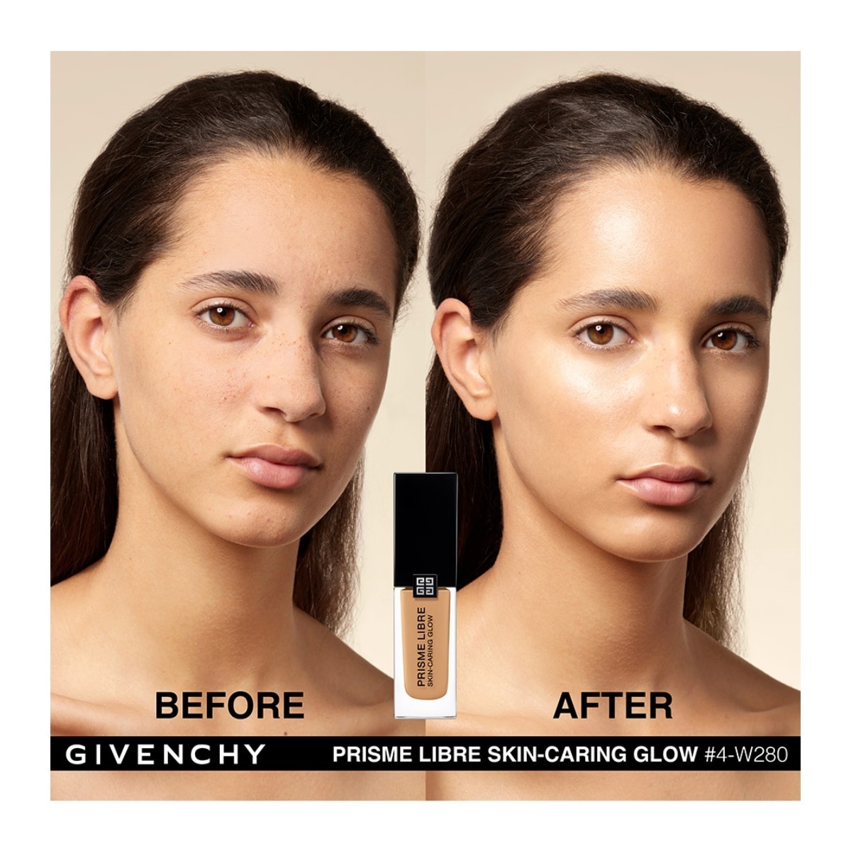 PRISME LIBRE SKIN-CARING GLOW BASE DE MAQUILLAJE LÍQUIDA (BASE HIDRATANTE AL CUIDADO DE LA PIEL)