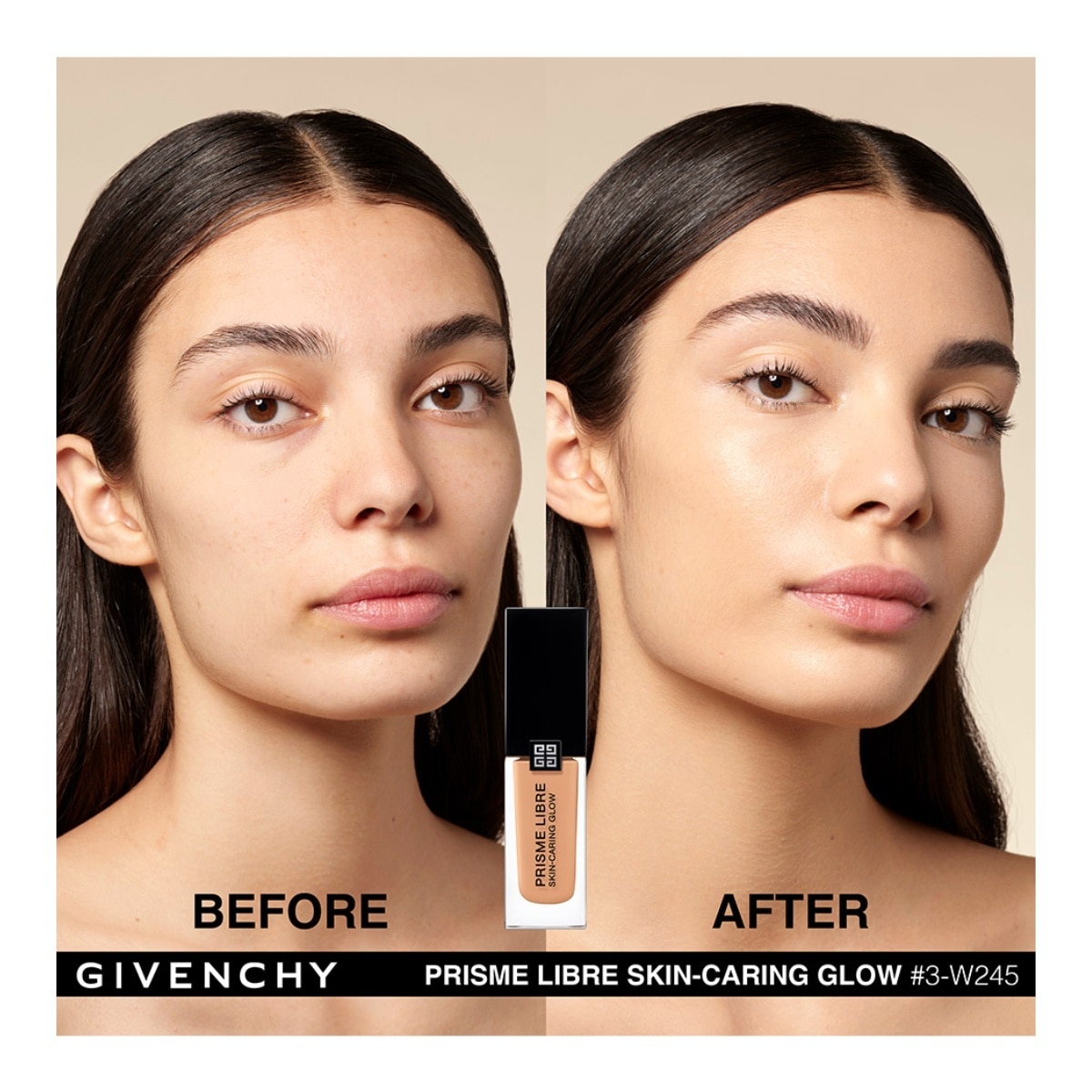 PRISME LIBRE SKIN-CARING GLOW BASE DE MAQUILLAJE LÍQUIDA (BASE HIDRATANTE AL CUIDADO DE LA PIEL)