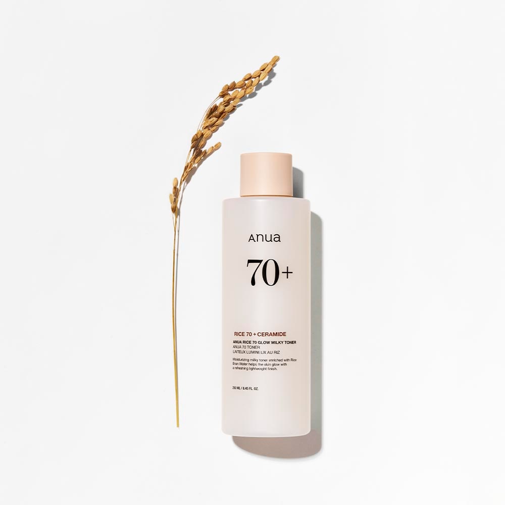 ANUA RICE 70 GLOW MILKY TONER (T&Oacute;NICO CON AGUA DE SALVADO DE ARROZ)