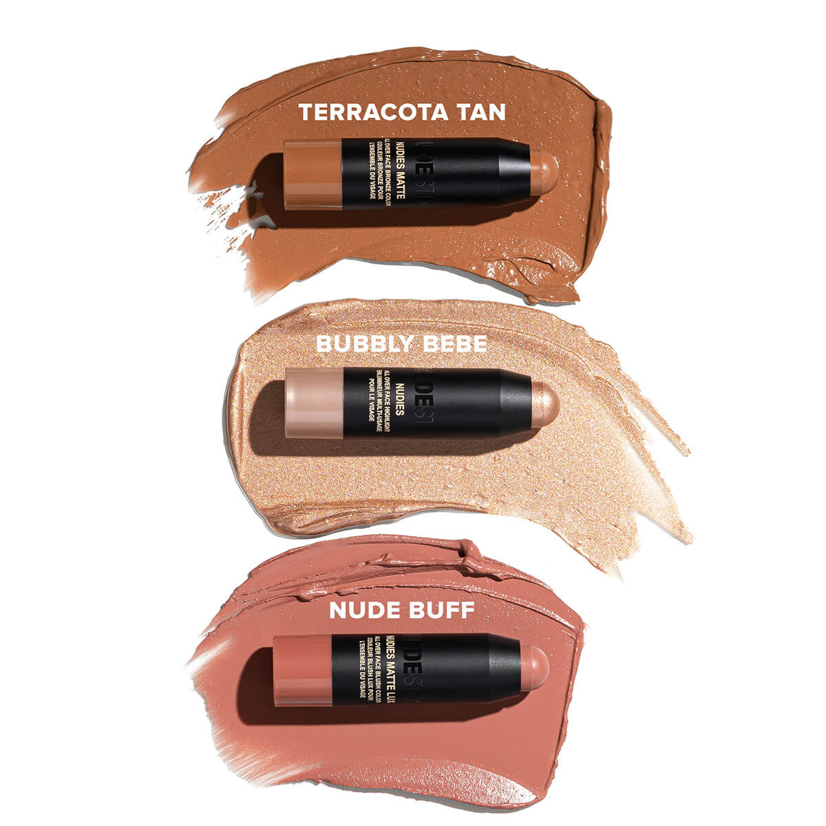 SOFT & WARM NUDES - MINI 3 PCS KIT (MINI KIT DE ILUMINADOR, RUBOR Y BRONCEADOR)